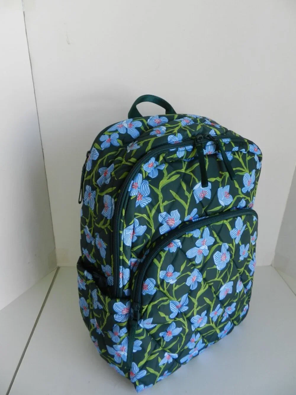 Vera Bradley Ultralight Essential LARGE Backpack Laptop Bag in Charlotte Steams